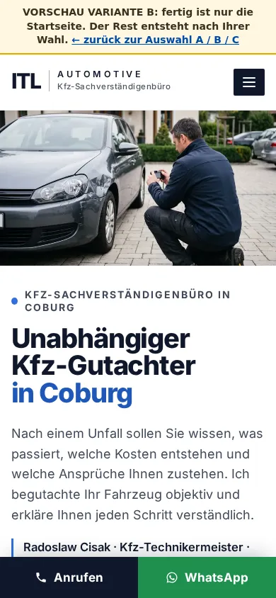 Kierunek B na telefonie